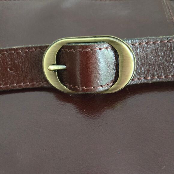 Patricia Nash Venezia Tooled Crossbody Pouch Messenger Bag in British Tan - Picture 8 of 14